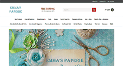 Desktop Screenshot of emmaspaperie.com